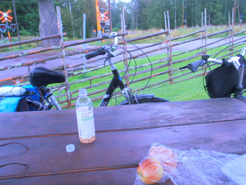 Cycling to Askersund.